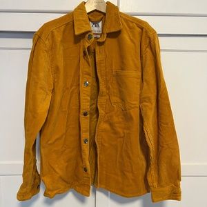 Corduroy Mustard Yellow Shirt